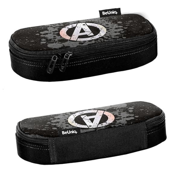 Marvel Avengers musta koulukynäkotelo