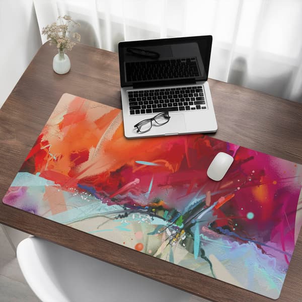 Elegant dekorativ skrivunderlag dynamiske strøg 120x60 cm