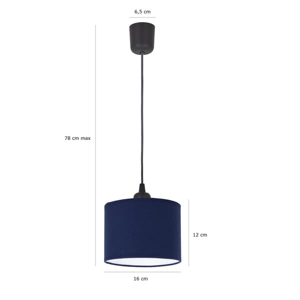 Tornado AM1Z lampe marineblå