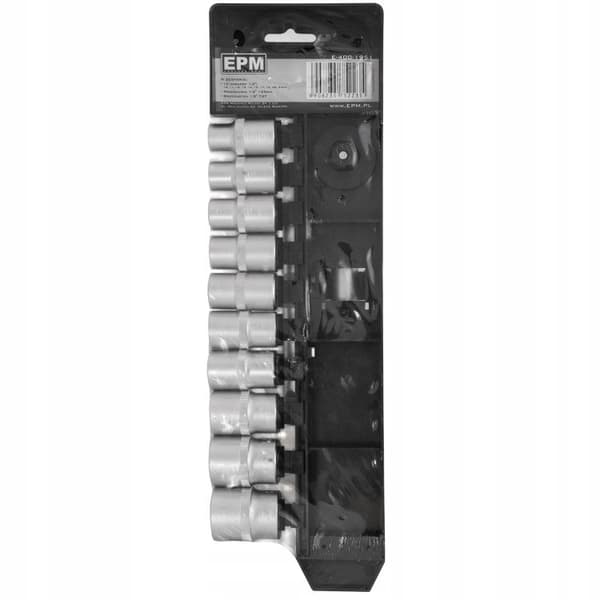 1/2'' hylsnyckelsats 12 delar