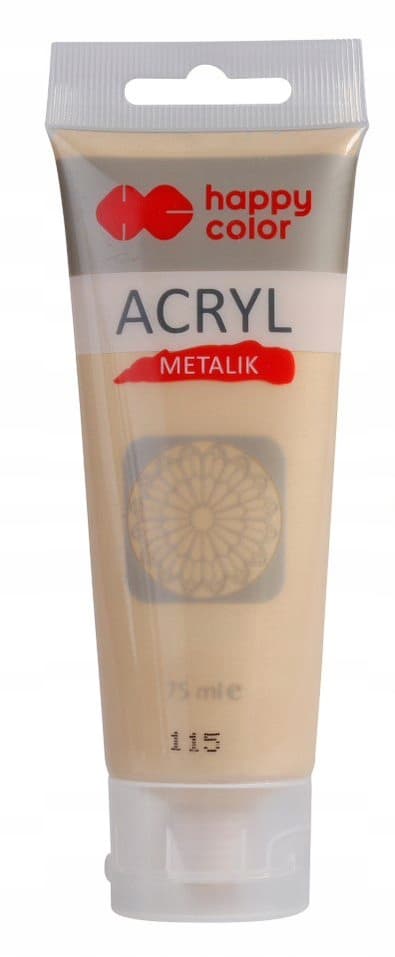 AKRYLFÄRG 75 ML LJUSGULD METALLIC (115)1178