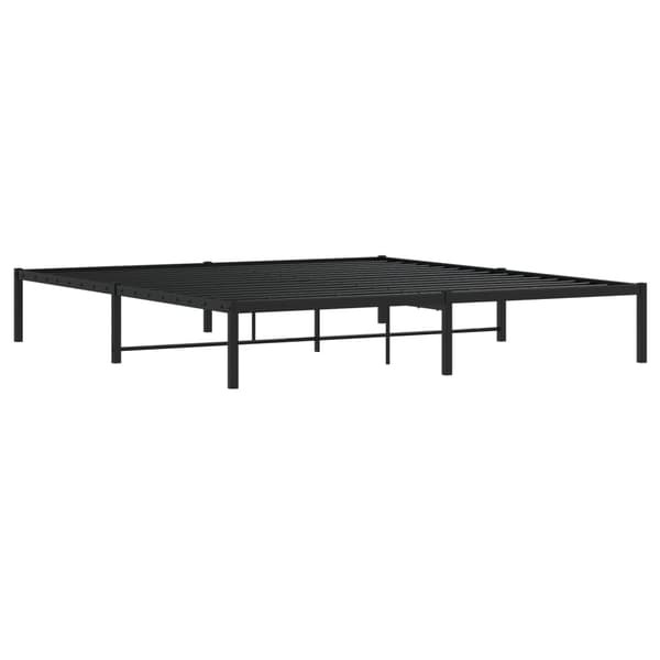 vidaXL metalsengestel sort 183x213 cm