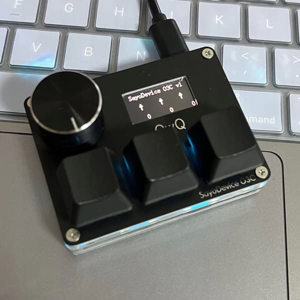 Sort SayoDevice OSU O3C hurtigudløserkontakt