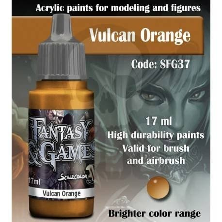 SFG-37-asteikon väri Vulcan Orange