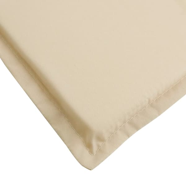 vidaXL Solstolsdyna, Beige, 200x50x3 cm, Tyg