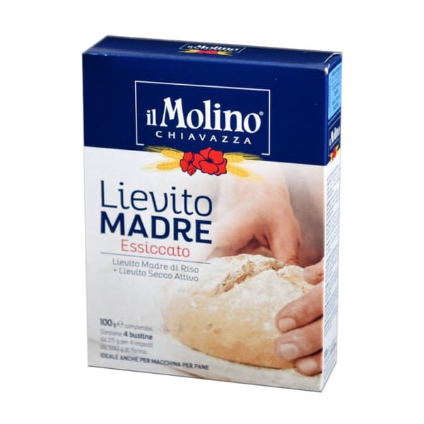 il Molino Chiavazza tørret surdej til brød 4x25g 100g