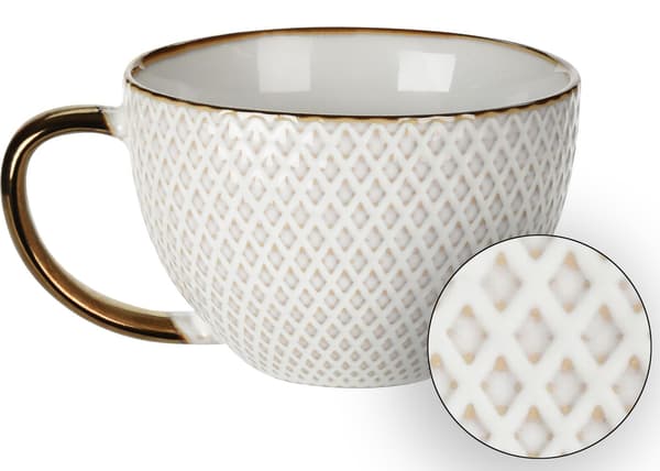 Queen keramikmugg 400 ml mönster 2