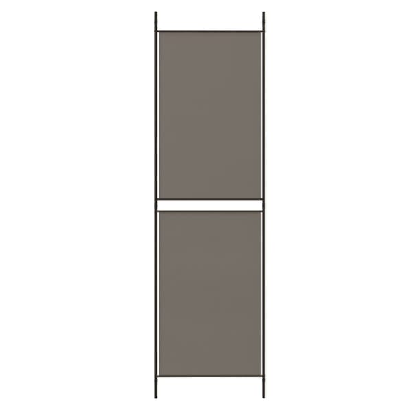 vidaXL 6-panelsskærm, antracit, 300x200 cm, stof