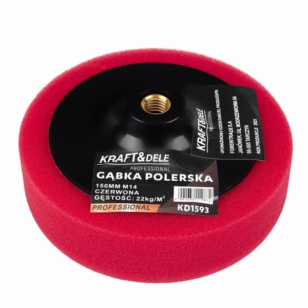 Polersvamp KD1593 Rød