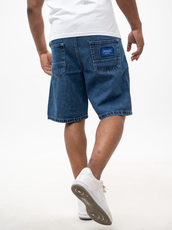 MyStars Blå Basic Herr Blå Jeansshorts 29