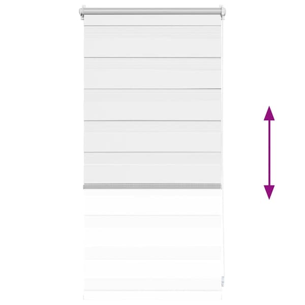 Rullgardin Zebra (40 x 100 cm) Vit