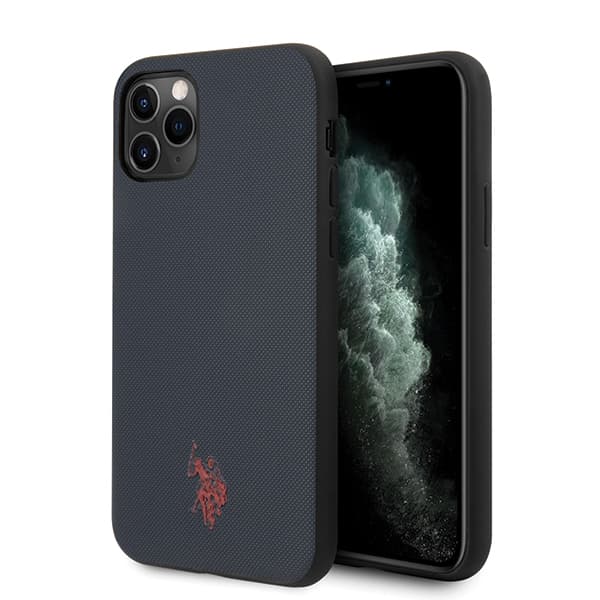US Polo Polo Type Collection-etui til iPhone 11 Pro Max, marineblå