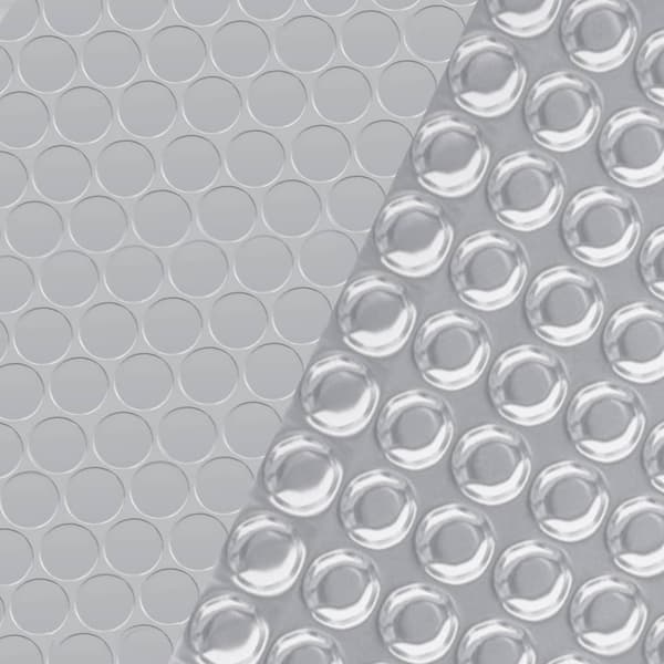 vidaXL Poolskydd silver 450 x 220 cm PE