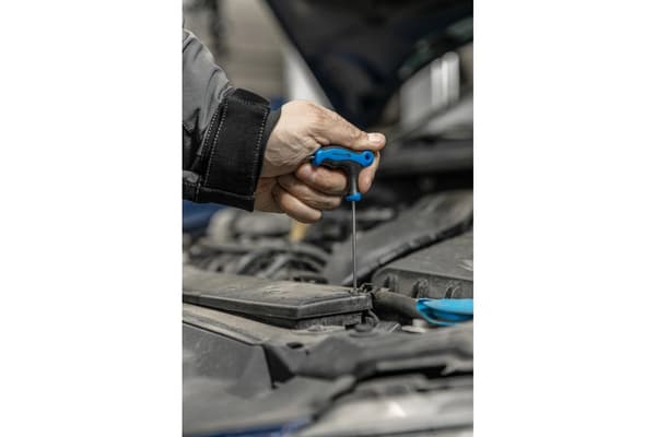 Hoegert Technik Torx T10 -turva-avain T-mallille, pitkä kahvalla