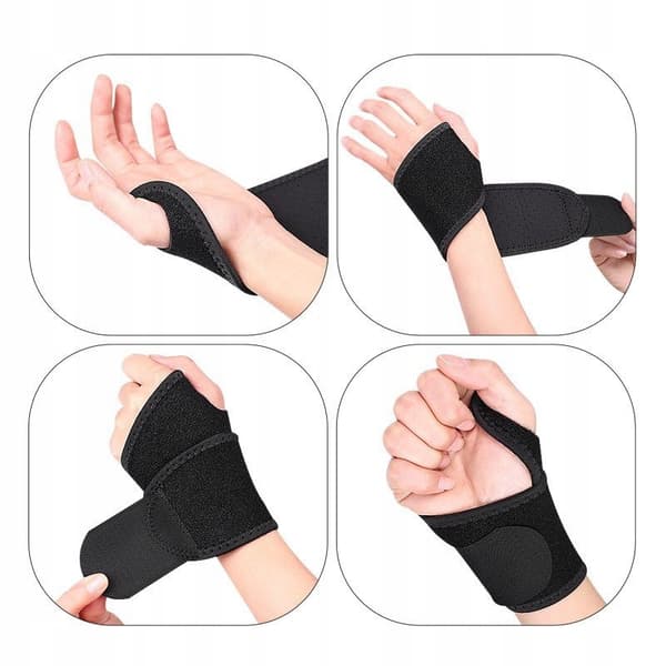 Handledsstöd, handstöd, flexibelt, ortos, självhäftande tejper