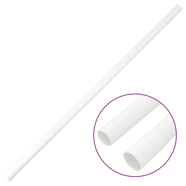 vidaXL elektrisk rør, Ø20 mm, 30 m, PVC