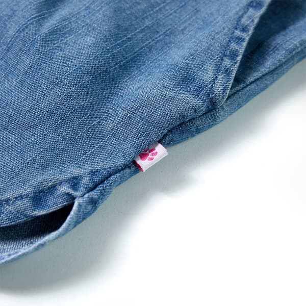 Barnshorts, blå denim, 104