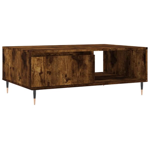 vidaXL sofabord røget eg 90x60x35 cm