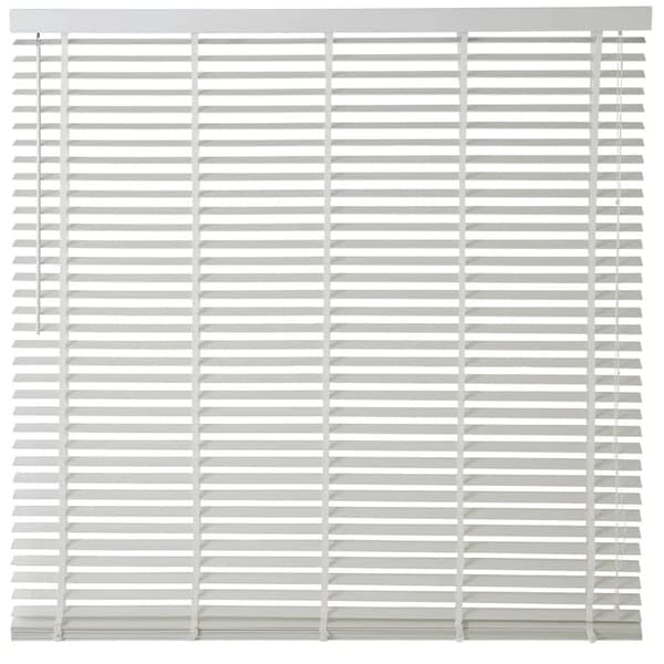 Persienner 60x180cm vit - träimitation