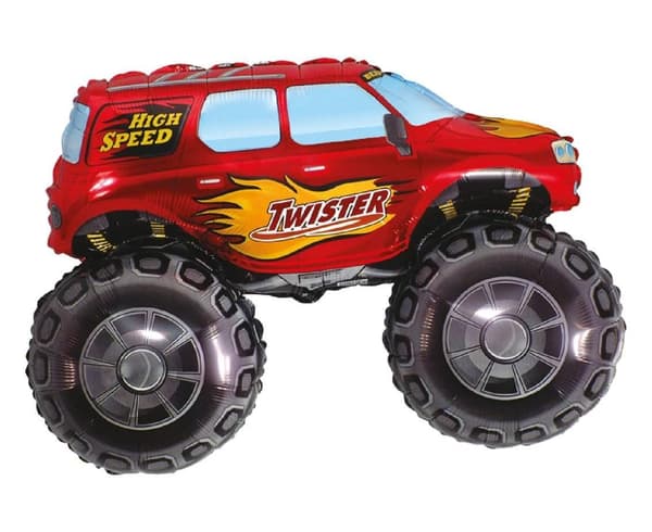 Folioilmapallo 61cm Twister auto punainen