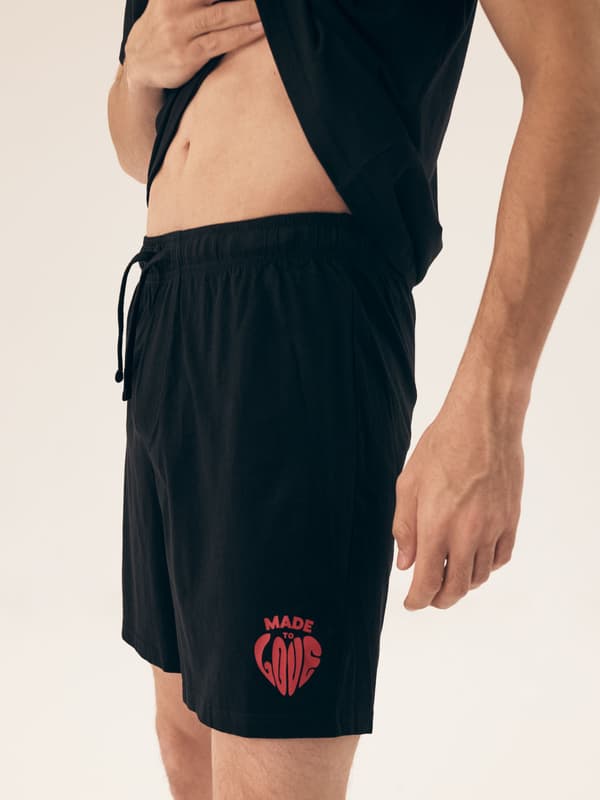 Sierra Henderson herrpyjamas | Svart, Rosa M