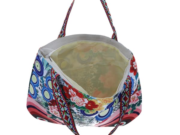 Lynlåspose med dobbeltsidet tryk