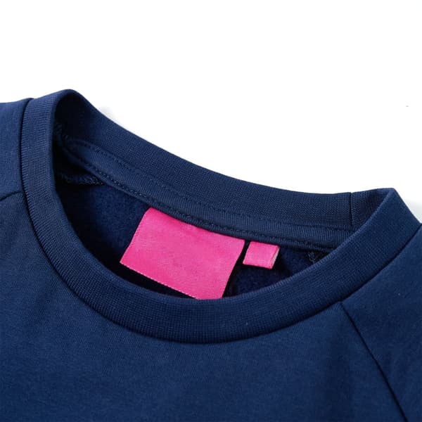Børnesweatshirt, marineblå, 128