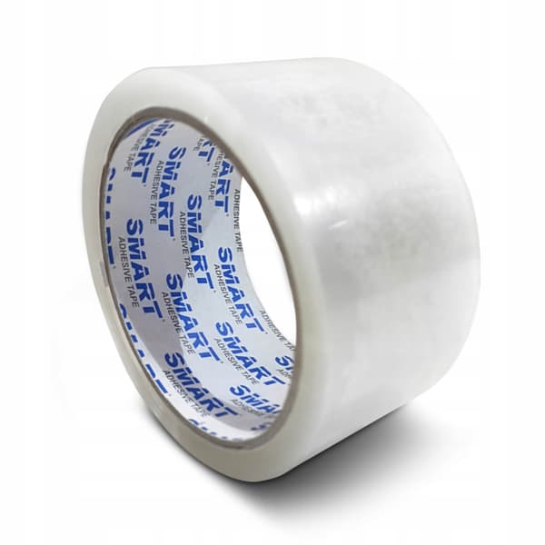 Smart pakketape, transparent, bredde 48 mm, længde 60 m, 6 stk.