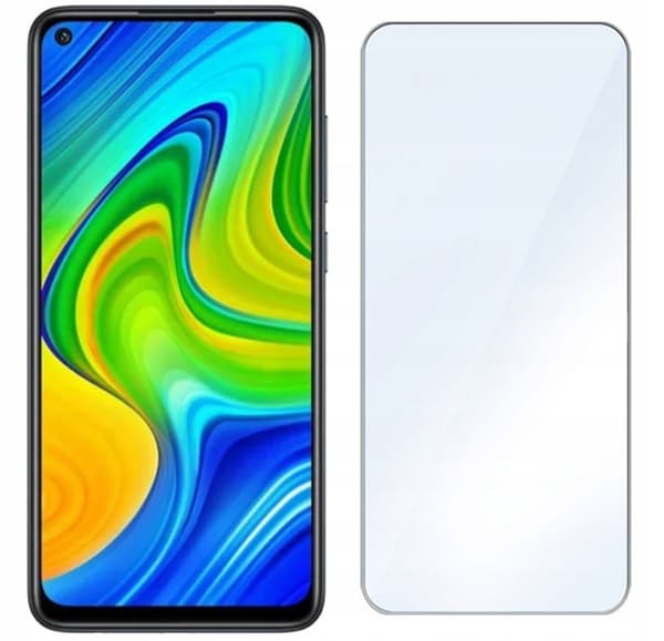 2x Hærdet glas til Xiaomi Redmi Note 9 / Note 9 5G glas 9H | 2-pak