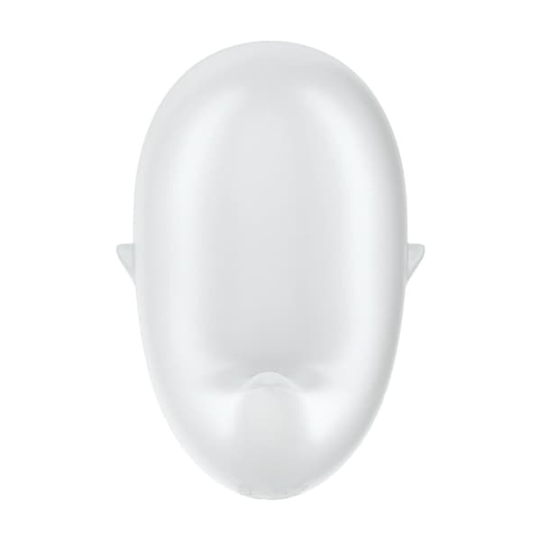 Satisfyer Cutie Ghost Air Pulse - Vattentät tryckmodell, Vit