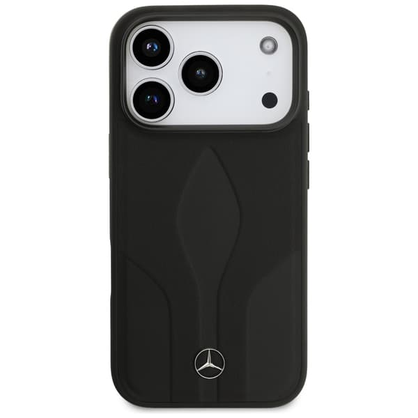 Mercedes The Move MagSafe-etui i læder til iPhone 17 Pro, sort