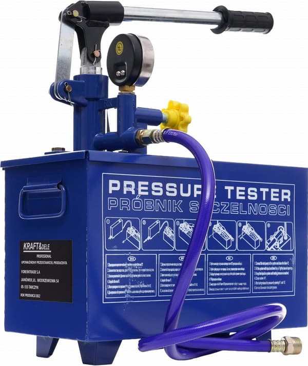 Tryktestpumpe 0-40kg / 30ml / 12L KD10479