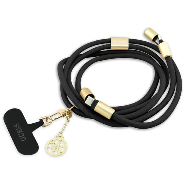 Guess CBDY 4G Charm USB-C/USB-C Kabel 150cm Sort