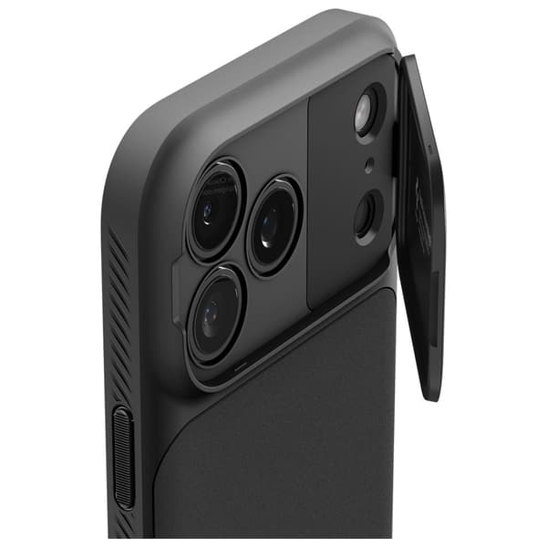 Spigen Optik Armor Mag MagSafe-etui til iPhone 17 Pro Max, sort