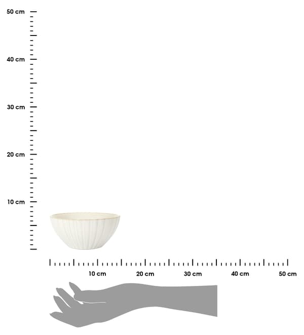 Eden skål 14,5 cm krämfärgad