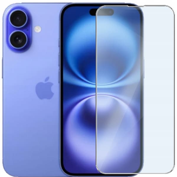 3x Hærdet glas til Apple iPhone 16 9H glas