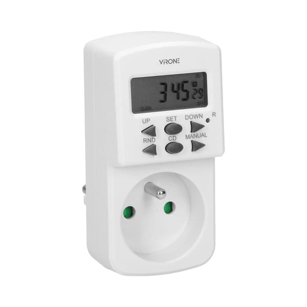 Elektronisk digital timer LCD-displaybrytare 1800W