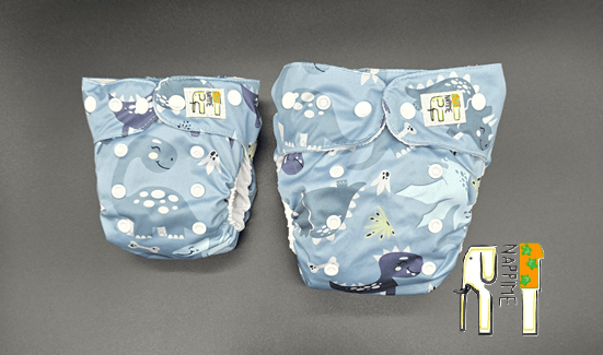 NappiMe MINI POCKET MICROFLEECE DINO Genanvendelige Bleer