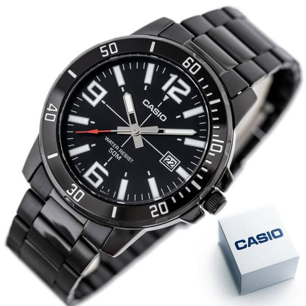 Herrklocka CASIO MTP-VD01B-1B (zd169e) + Låda