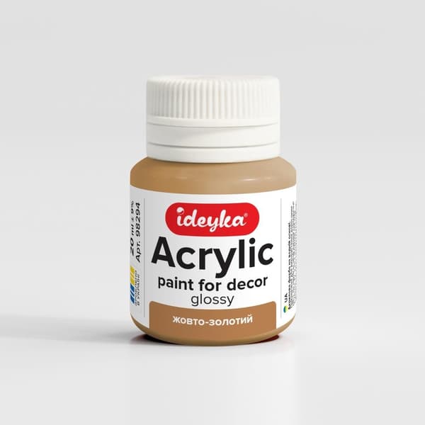 Guld Akrylmaling 20ml