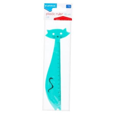 Plastiklineal 15 cm. Kat. 447744