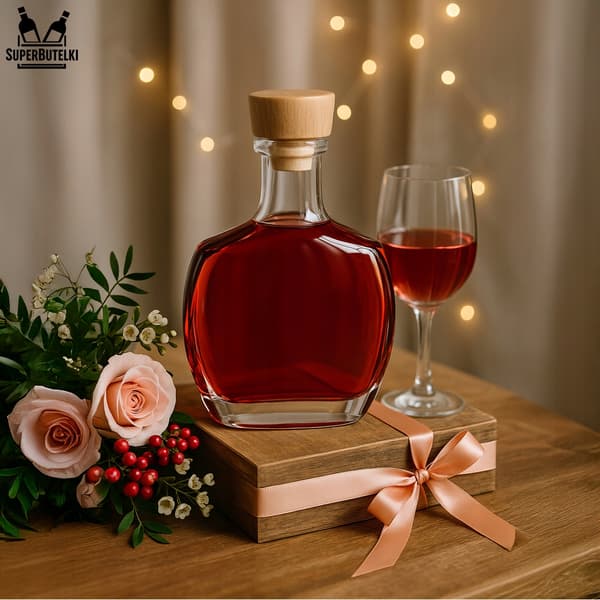 CARAFFA 500 ml pullo korkilla