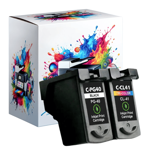 2x blækpatroner til Canon C40+C41 GP