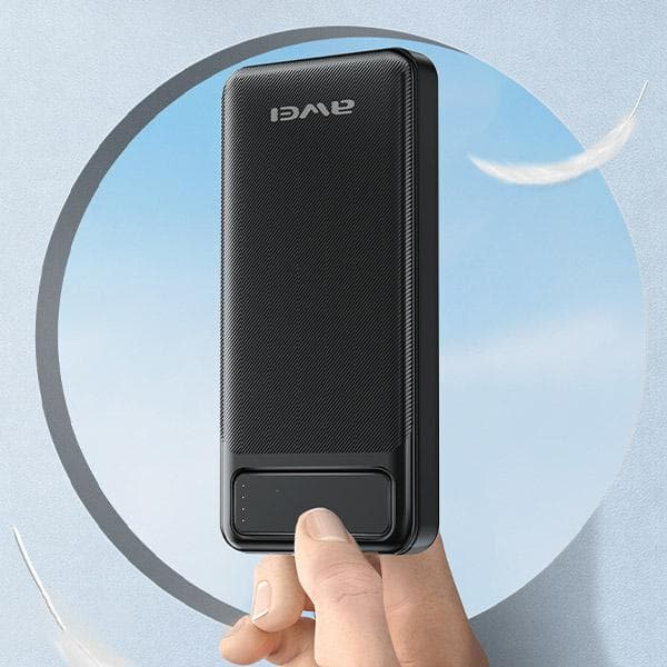 Powerbank AWEI P5K 10000mAh 2.1A 2xUSB sort