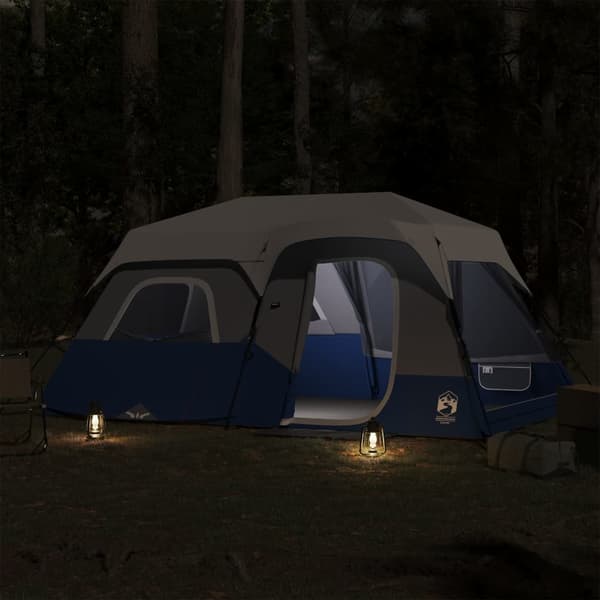vidaXL Perheteltta LED-valolla, sininen, 9 hengelle