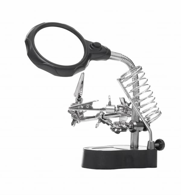 Tredjehånds - loddeforstørrelsesglasholder KD10455