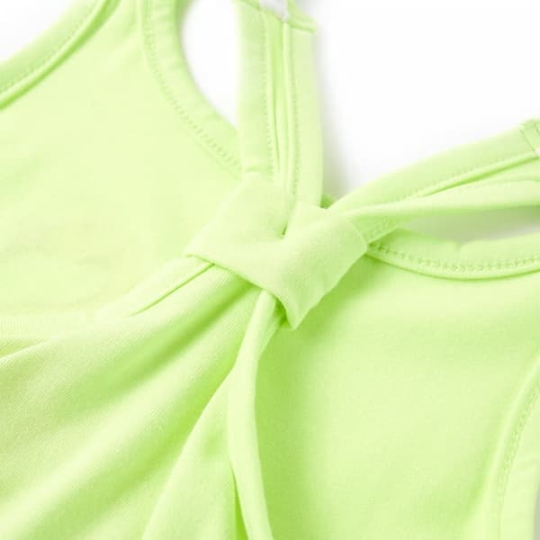 Børne camisole, neon gul, 128