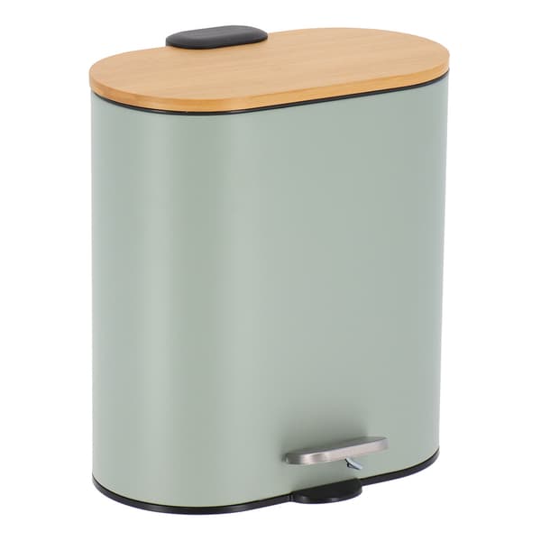 Lunbo grøn oval affaldsspand 5L