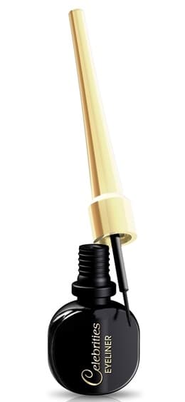EVELINE CELEBRITES Flydende eyeliner - Sort 4ml