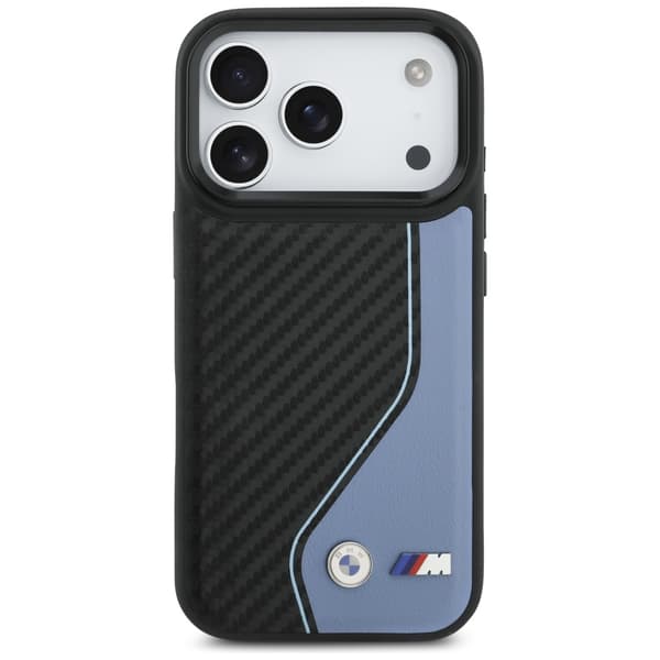 BMW M Carbon Logo MagSafe-cover til iPhone 17 Pro, blå